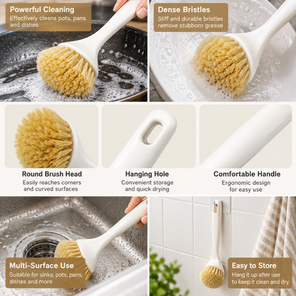 Multi-Purpose Kitchen Pot & Pan Cleaning Brush