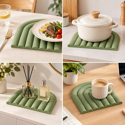 Rainbow Silicone Trivet Mat